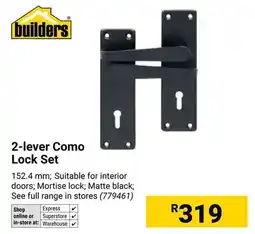 Builders Warehouse Builders 2-lever Como Lock Set offer