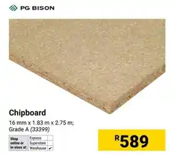 Builders Warehouse PG BISON Chipboard offer