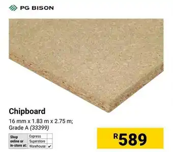 Builders Warehouse PG BISON Chipboard offer