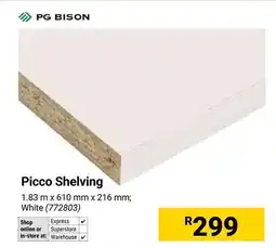 Builders Warehouse PG BISON Picco Shelving offer
