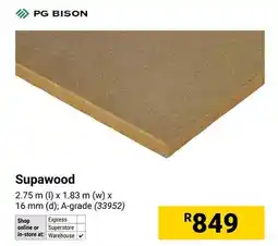 Builders Warehouse PG BISON Supawood offer