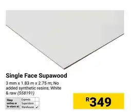 Builders Warehouse Single Face Supawood offer