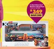 Game Zuru X-Shot Skins Dart Blasters Mixed Pack offer