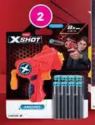 Game Zuru X-Shot Micro Color Card Blaster Or Skins Menace Dart Blaster-Each offer