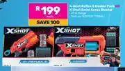 Game Zuru X-Shot Reflex 6 Double Pack Or X-Shot Excel Xcess Blaster-Each offer