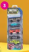 Game Zuru Metal Machines Die Cast Cars 5 Pack offer