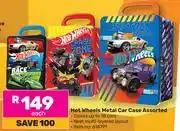 Game Hot Wheels Metal Car Case Assorted-Each offer