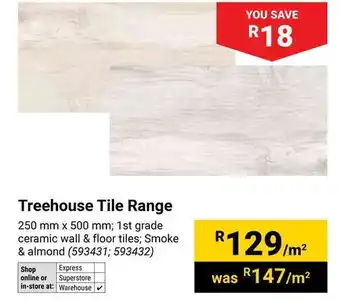 Builders Warehouse Treehouse Tile Range offer