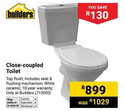Builders Warehouse Builders Close-coupled Toilet offer