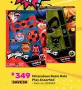 Game Miraculous Basic Role Play Assorted offer