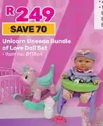 Game Unicorn Uneeda Bundle Of Love Doll Set offer