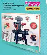 Game Kids N Play 21 Piece Working Table Tool Set offer