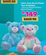 Game Tom's Toys 36cm Plush Toys Assorted-Each offer