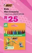 Game Bic Kids Wax Crayons offer