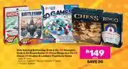 Game Kids Gaming Battleship Grab & Co Or Monopoly Grab & Go Board Game-Each offer