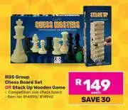 Game RGS Group Chess Board Set Or Stack Up Wooden Game-Each offer