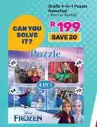 Game Grafix 4 In 1 Puzzle Assorted offer