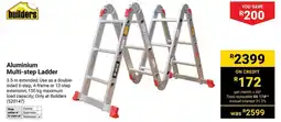 Builders Warehouse Builders Aluminium Multi-step Ladder offer