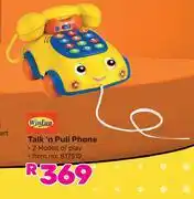 Game Winfun Talk n Pull Phone offer