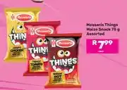 Game Messaris Things Maize Snack Assorted-75g Each offer
