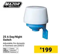 Builders Warehouse MAJOR TECH 25 A Day/ Night Switch offer