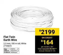 Builders Warehouse Flat Twin Earth Wire offer