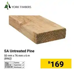 Builders Warehouse YORK TIMBERS SA Untreated Pine offer