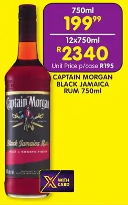 Shoprite Liquor Captain morgan black jamaica rum offer