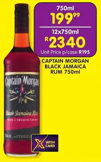 Shoprite Liquor Captain morgan black jamaica rum offer