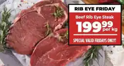 Food Lover's Market Beef Rib Eye Steak offer