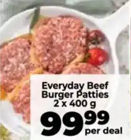 Food Lover's Market Everyday Beef Burger Patties offer