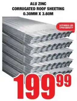 Boxer Build Alu zinc corrugated roof sheeting offer