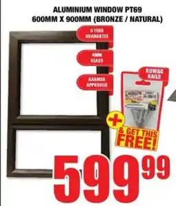 Boxer Build Aluminium window pt69 offer