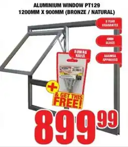 Boxer Build Aluminium window pt129 offer