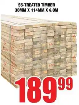 Boxer Build S5-treated timber offer