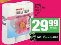 Spar Savemor SPAR Mini Toilet Tissue 1 ply offer