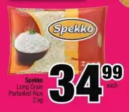 Spar Savemor Spekko Long Grain Parboiled Rice offer