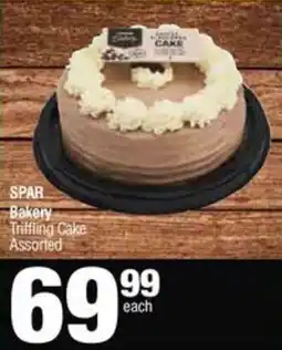 Spar Savemor SPAR Bakery Triffling Cake Assorted offer