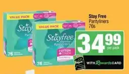 Spar Savemor Stay Free Pantyliners offer