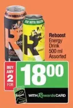 Reboost Energy Drink Assorted