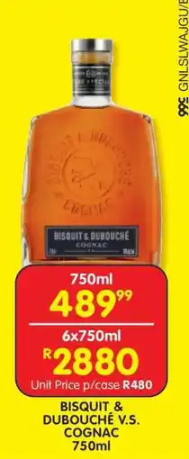 Shoprite BISQUIT & DUBOUCHÉ V.S. COGNAC 750ml offer