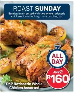 Pick n Pay Hypermarket PnP Rotisserie Whole Chicken Assorted offer
