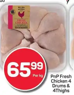 Pick n Pay Hypermarket PnP Fresh Chicken 4 Drums & 4 Thighs offer