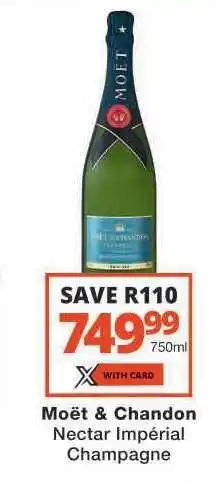 Checkers Moët & Chandon Nectar Impérial Champagne offer