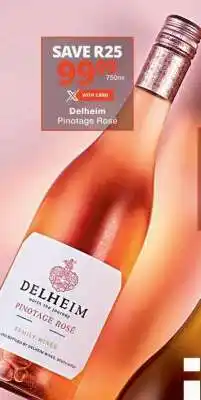 Checkers Delheim Pinotage Rosé offer