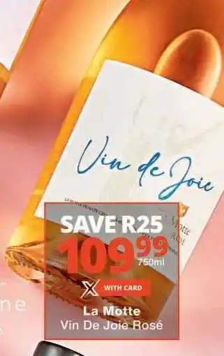 Checkers La Motte Vin De Joie Rosé offer