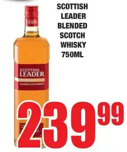 Boxer SCOTTISH LEADER BLENDED SCOTCH WHISKY 750ML offer