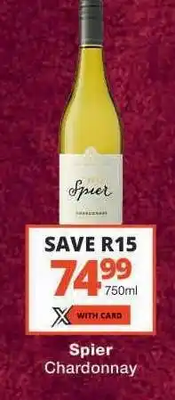 Checkers Spier Chardonnay offer