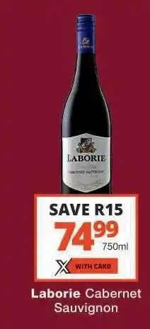 Checkers Laborie Cabernet Sauvignon offer