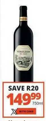 Checkers Vergelegen Wine offer